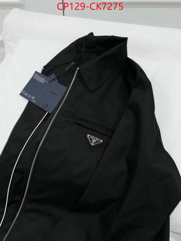 Clothing-Prada what best designer replicas ID: CK7275 $: 129USD