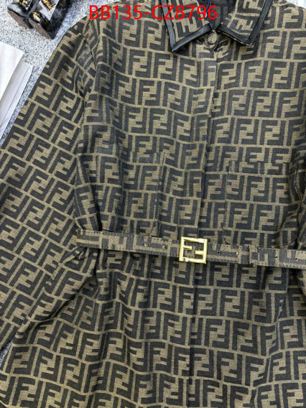 Clothing-Fendi aaaaa+ quality replica ID: CZ8796 $: 135USD
