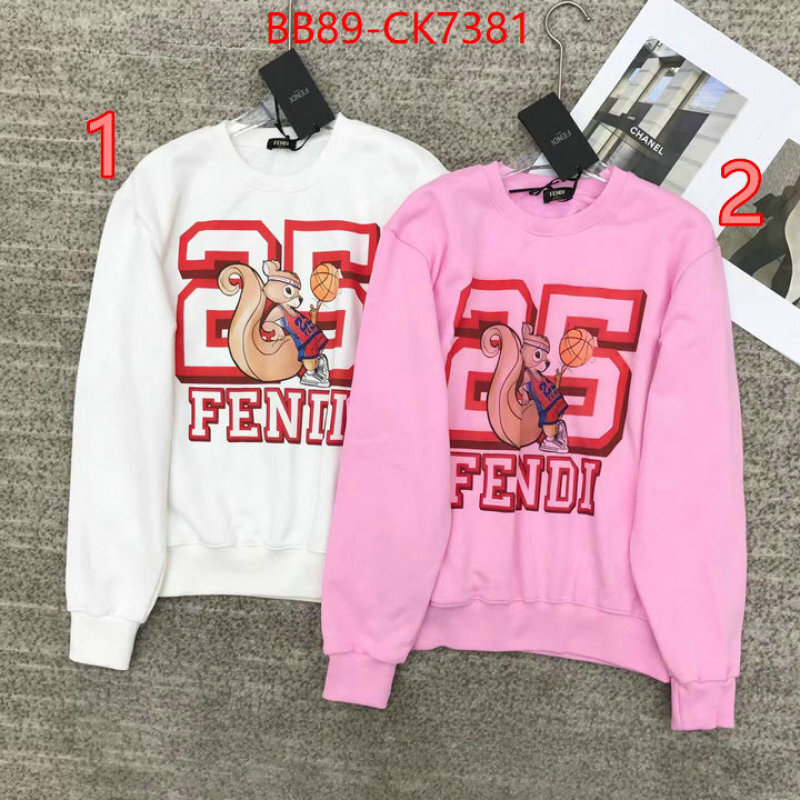 Clothing-Fendi top grade ID: CK7381 $: 89USD