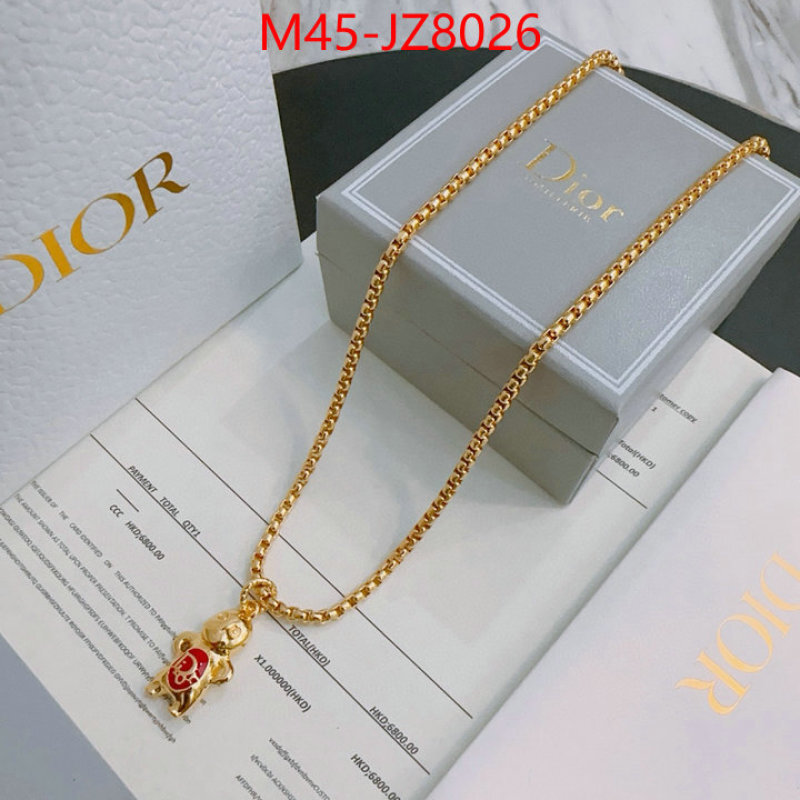 Jewelry-Dior fake aaaaa ID: JZ8026 $: 45USD