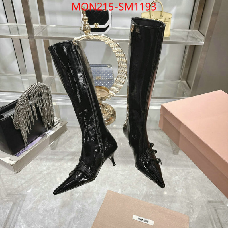 Women Shoes-Miu Miu mirror copy luxury ID: SM1193 $: 215USD