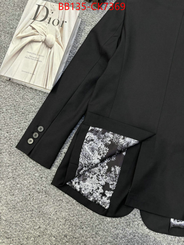 Clothing-Dior what best replica sellers ID: CK7369 $: 135USD