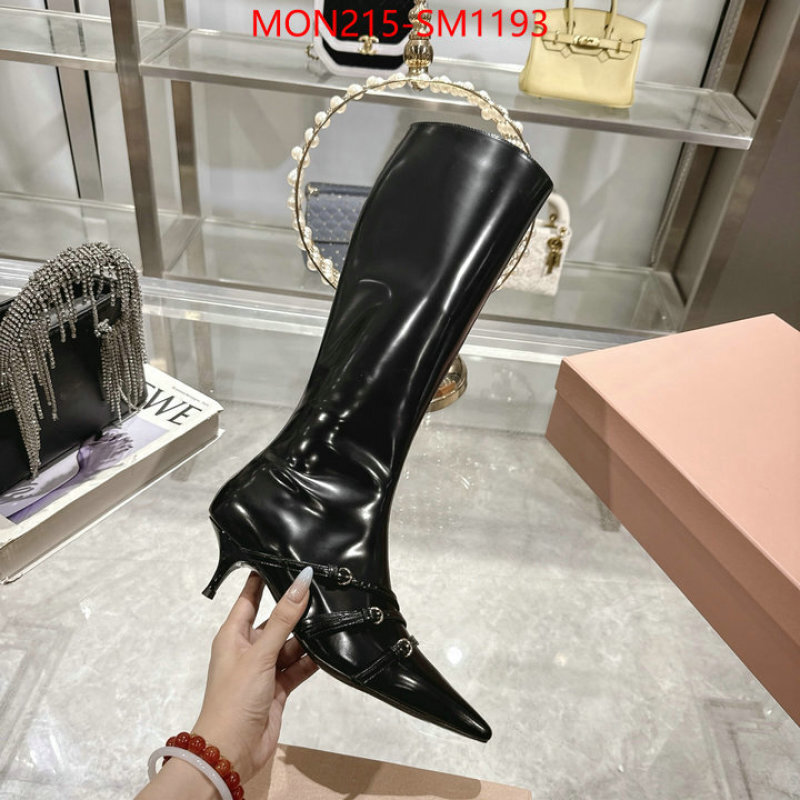 Women Shoes-Miu Miu mirror copy luxury ID: SM1193 $: 215USD