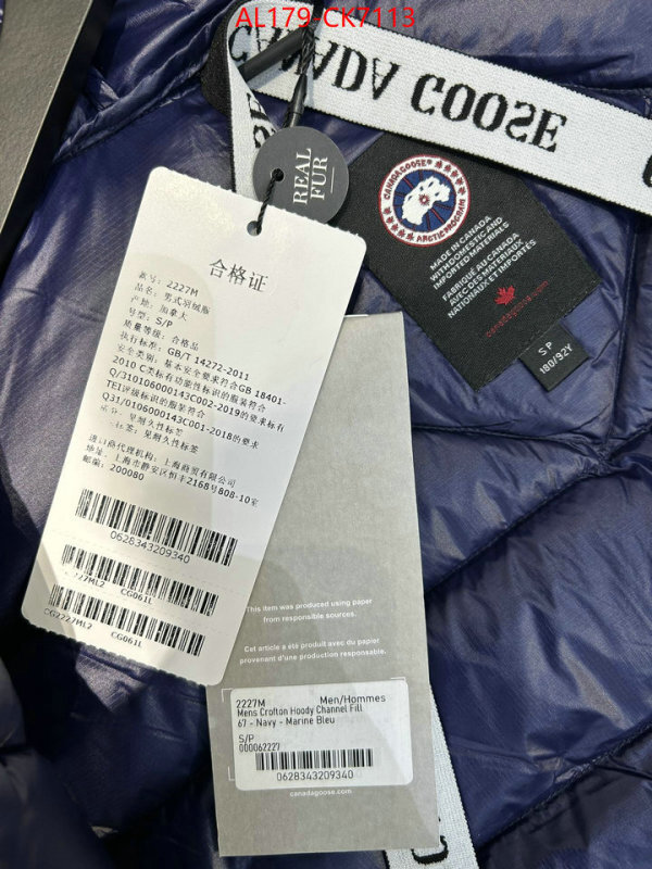 Down jacket Women-Canada Goose shop the best high quality ID: CK7113 $: 179USD