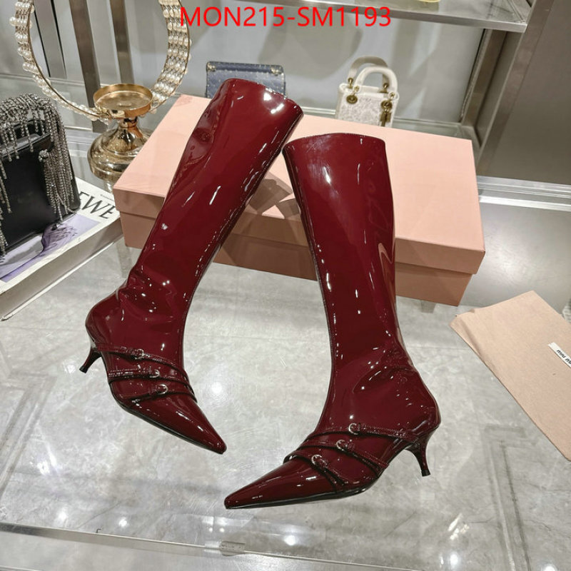 Women Shoes-Miu Miu mirror copy luxury ID: SM1193 $: 215USD
