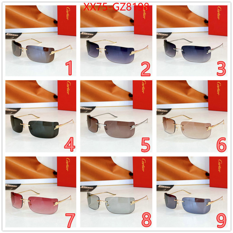 Glasses-Cartier knockoff ID: GZ8198 $: 75USD