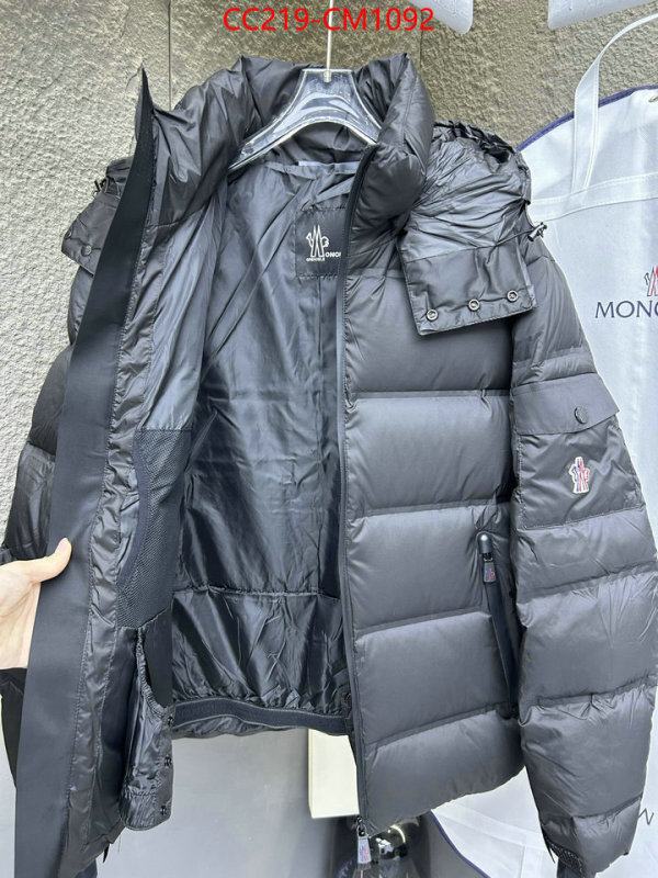 Down jacket Men-Moncler the most popular ID: CM1092 $: 219USD