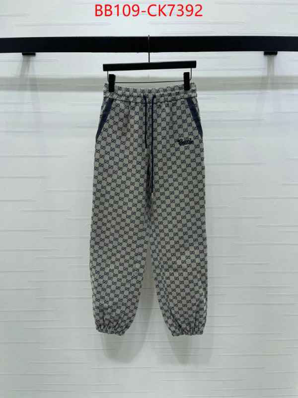 Clothing-Gucci online sales ID: CK7392 $: 109USD
