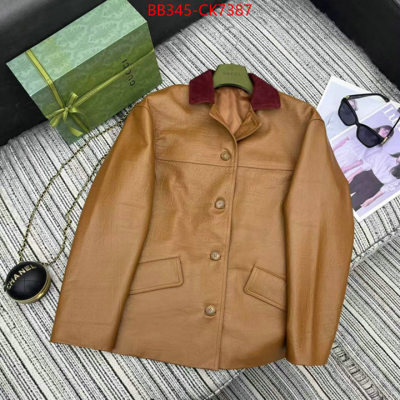 Clothing-Gucci buying replica ID: CK7387 $: 345USD