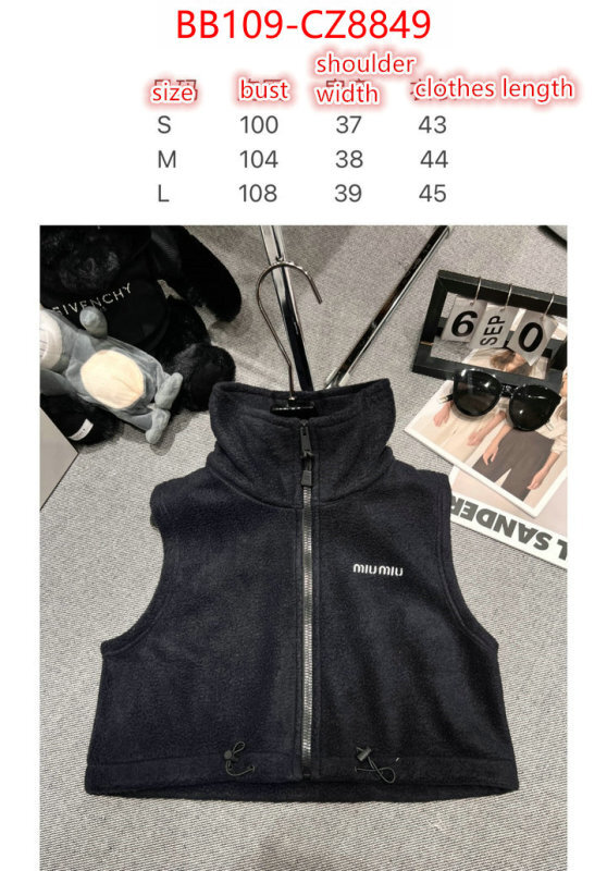 Clothing-MIU MIU luxury ID: CZ8349 $: 109USD
