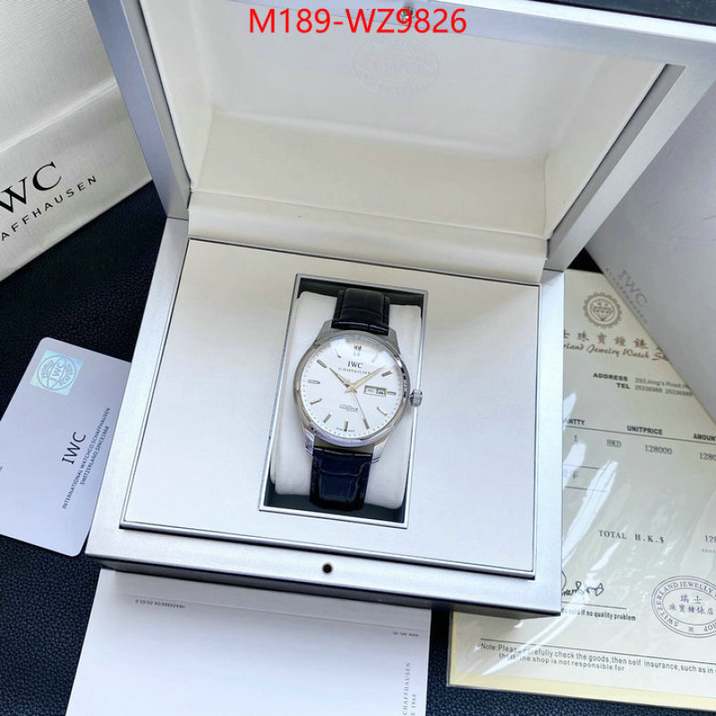 Watch(4A)-IWC website to buy replica ID: WZ9826 $: 189USD