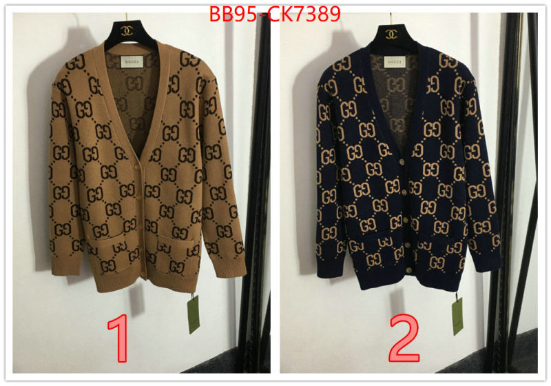 Clothing-Gucci mirror copy luxury ID: CK7389 $: 95USD