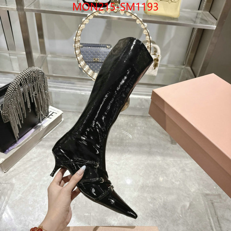 Women Shoes-Miu Miu mirror copy luxury ID: SM1193 $: 215USD
