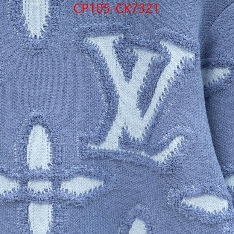 Clothing-LV outlet 1:1 replica ID: CK7321 $: 105USD