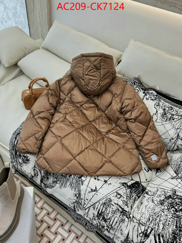 Down jacket Women-MaxMara buy best high-quality ID: CK7124 $: 209USD
