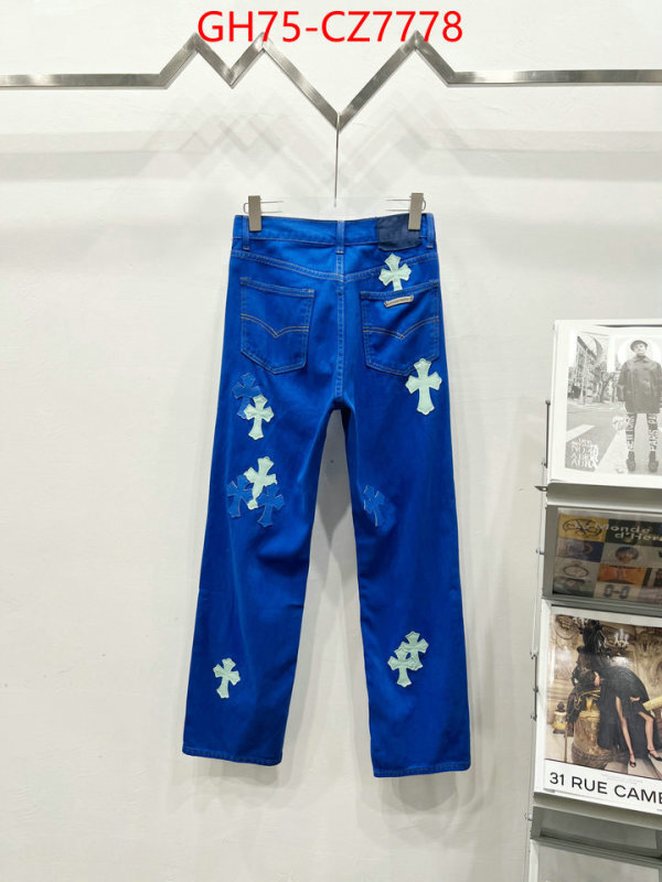 Clothing-Chrome Hearts 7 star replica ID: CZ7778 $: 75USD