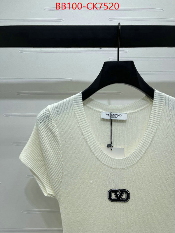 Clothing-Valentino top grade ID: CK7520 $: 100USD