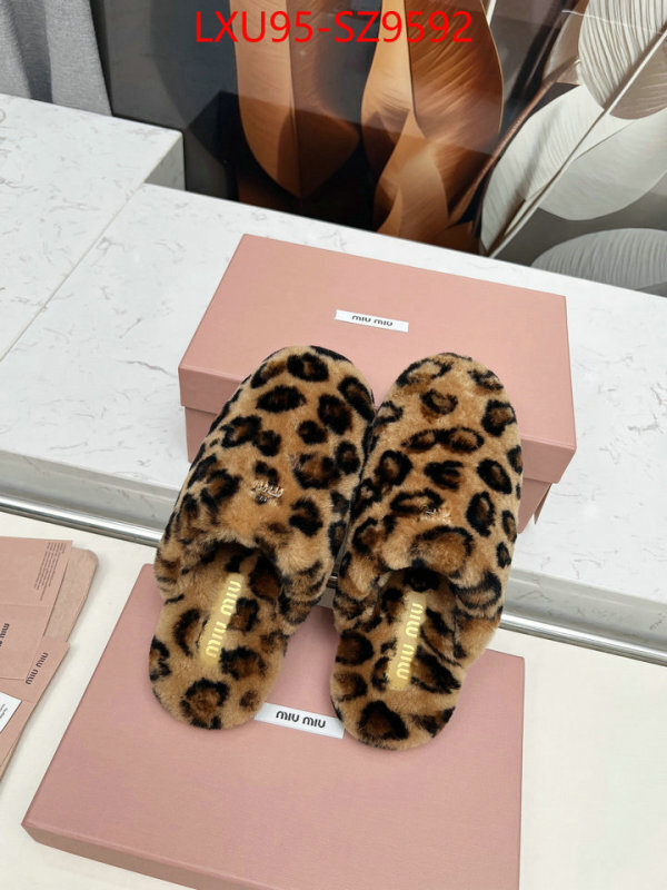 Women Shoes-Miu Miu luxury fashion replica designers ID: SZ9592 $: 95USD