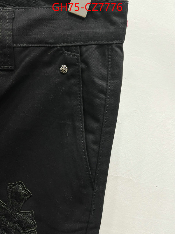 Clothing-Chrome Hearts replica aaaaa+ designer ID: CZ7776 $: 75USD