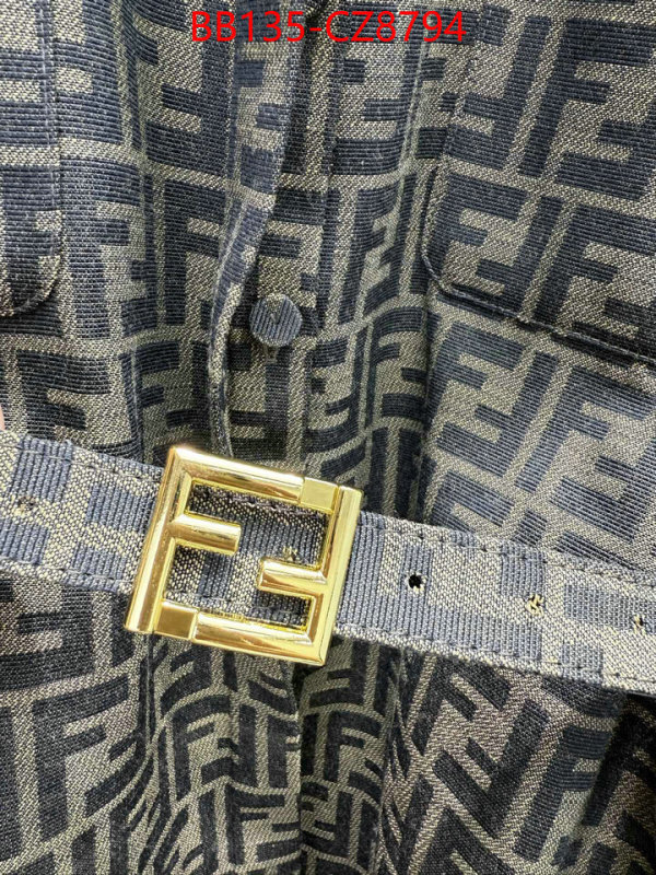 Clothing-Fendi replica sale online ID: CZ8794 $: 135USD