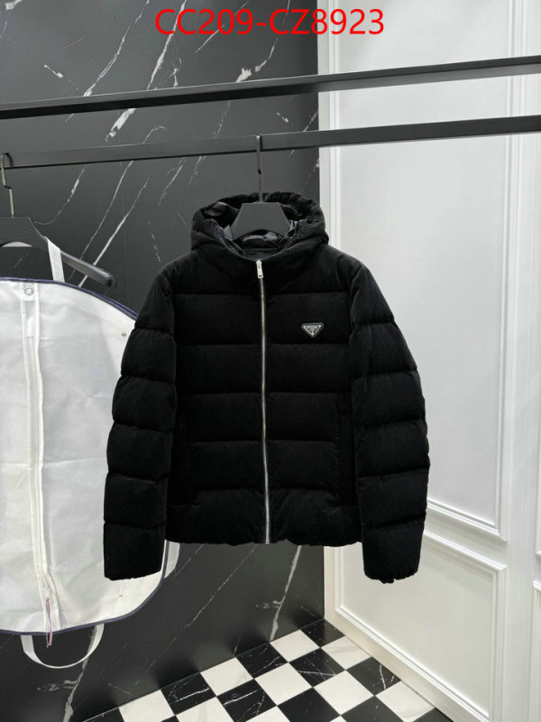 Down jacketMen-Prada copy ID: CZ8923 $: 209USD