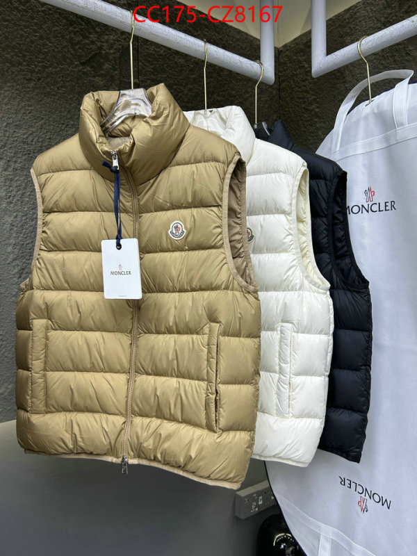 Down jacket Men-Moncler what is a 1:1 replica ID: CZ8167 $: 175USD