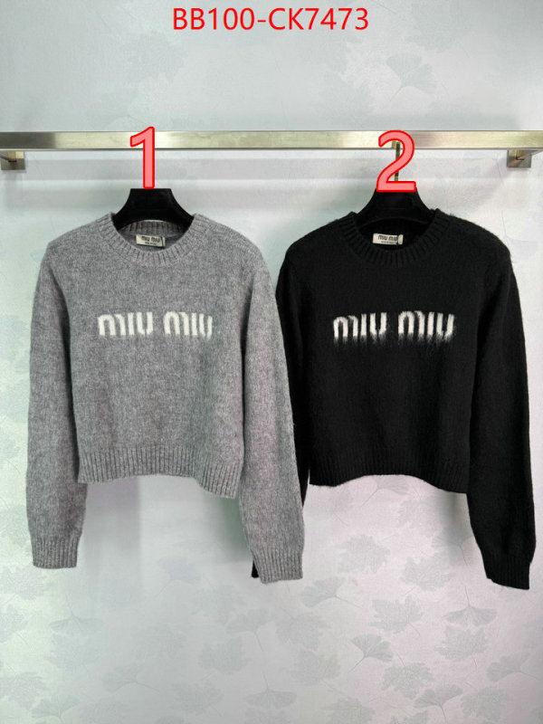 Clothing-MIU MIU wholesale ID: CK7473 $: 100USD