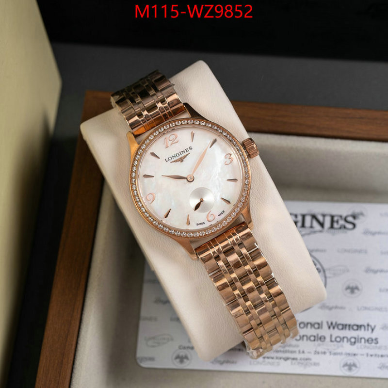 Watch(4A)-Longines is it illegal to buy dupe ID: WZ9852 $: 115USD