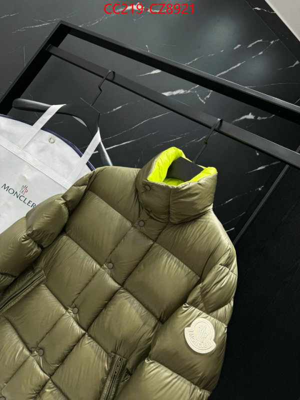Down jacket Men-Moncler high quality ID: CZ8921 $: 219USD