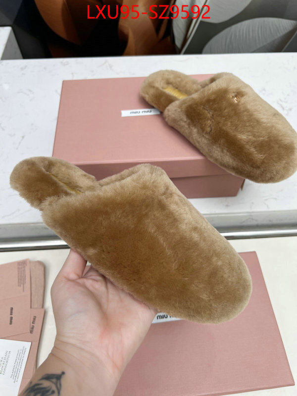 Women Shoes-Miu Miu luxury fashion replica designers ID: SZ9592 $: 95USD