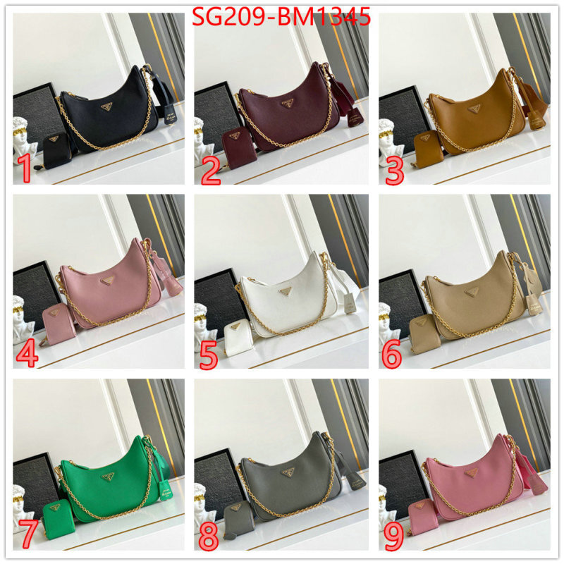 Prada Bags(TOP)-Crossbody- good quality replica ID: BM1345 $: 209USD,