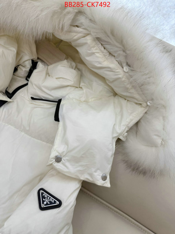 Down jacket Women-Prada copy aaaaa ID: CK7492 $: 285USD
