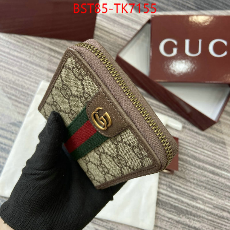 Gucci Bags(TOP)-Wallet- high quality perfect ID: TK7155 $: 85USD,