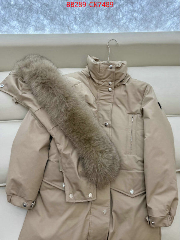 Down jacket Women-Prada the highest quality fake ID: CK7489 $: 289USD