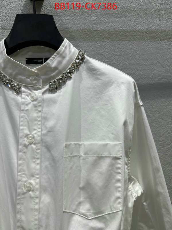 Clothing-Givenchy best replica 1:1 ID: CK7386 $: 119USD
