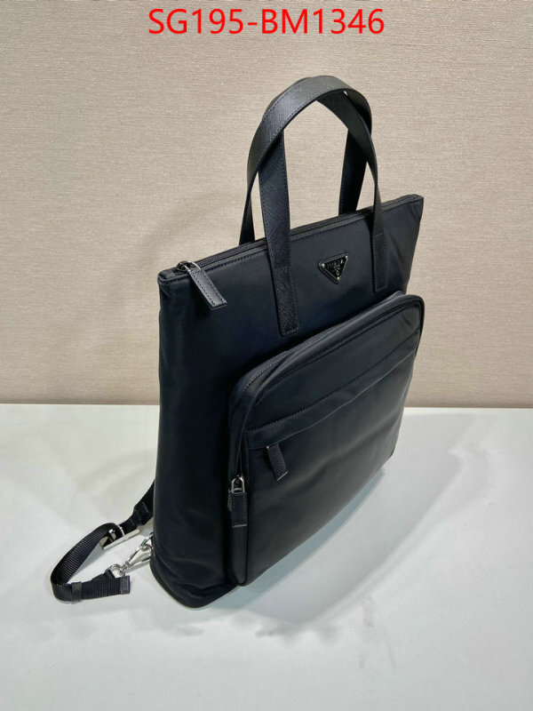 Prada Bags(TOP)-Backpack- top grade ID: BM1346 $: 195USD,