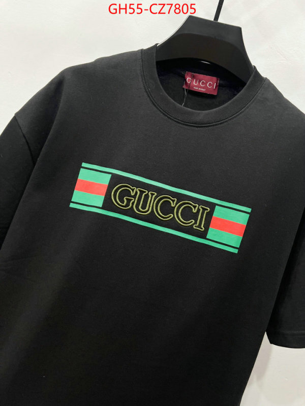 Clothing-Gucci what's the best place to buy replica ID: CZ7805 $: 55USD