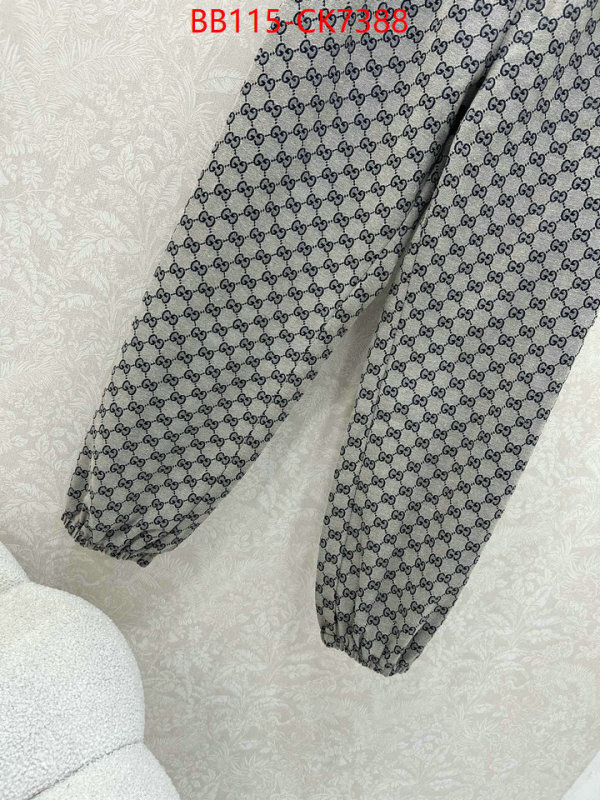 Clothing-Gucci replica wholesale ID: CK7388 $: 115USD