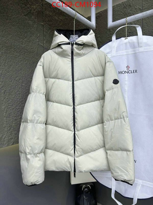 Down jacket Men-Moncler replica wholesale ID: CM1094 $: 189USD