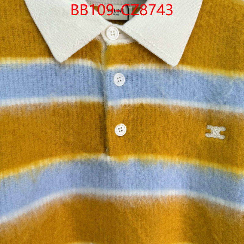 Clothing-Celine mirror copy luxury ID: CZ8743 $: 109USD