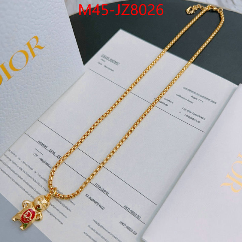 Jewelry-Dior fake aaaaa ID: JZ8026 $: 45USD
