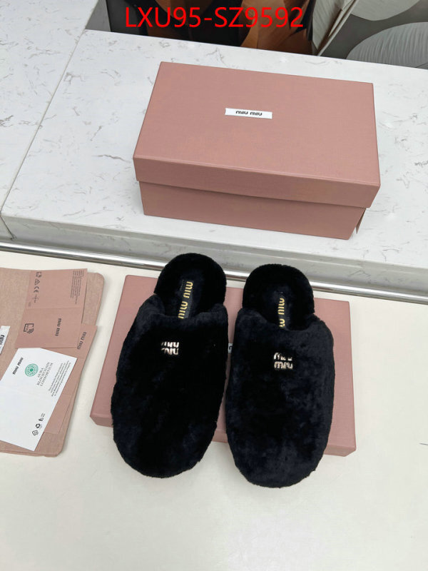 Women Shoes-Miu Miu luxury fashion replica designers ID: SZ9592 $: 95USD