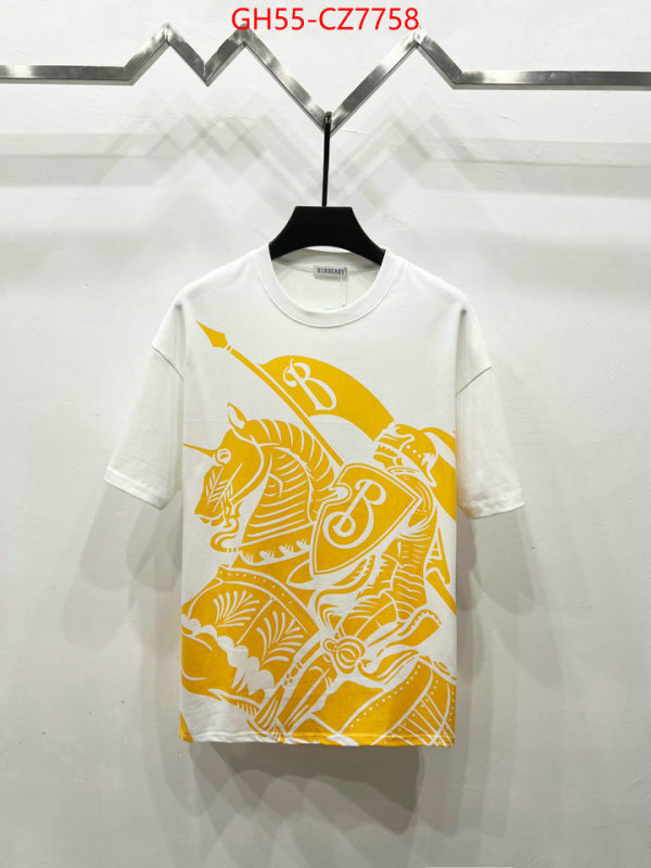 Clothing-Burberry hot sale ID: CZ7758 $: 55USD