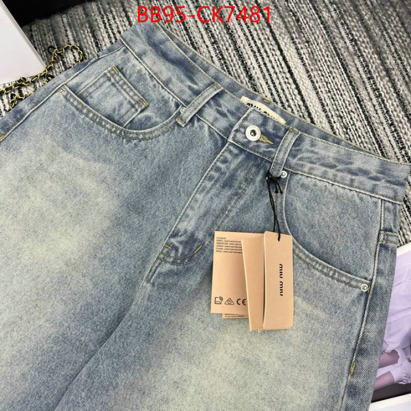 Clothing-MIU MIU where can you buy a replica ID: CK7481 $: 95USD