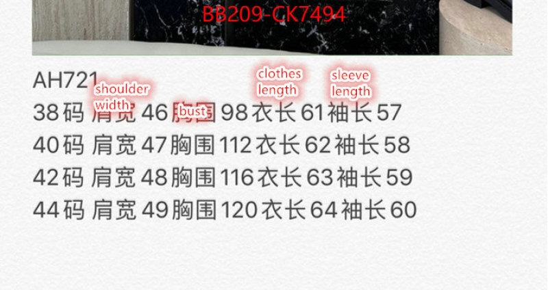 Down jacket Women-Prada what's the best to buy replica ID: CK7494 $: 209USD