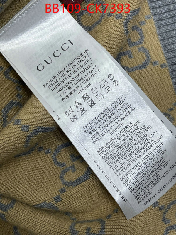 Clothing-Gucci highest product quality ID: CK7393 $: 109USD
