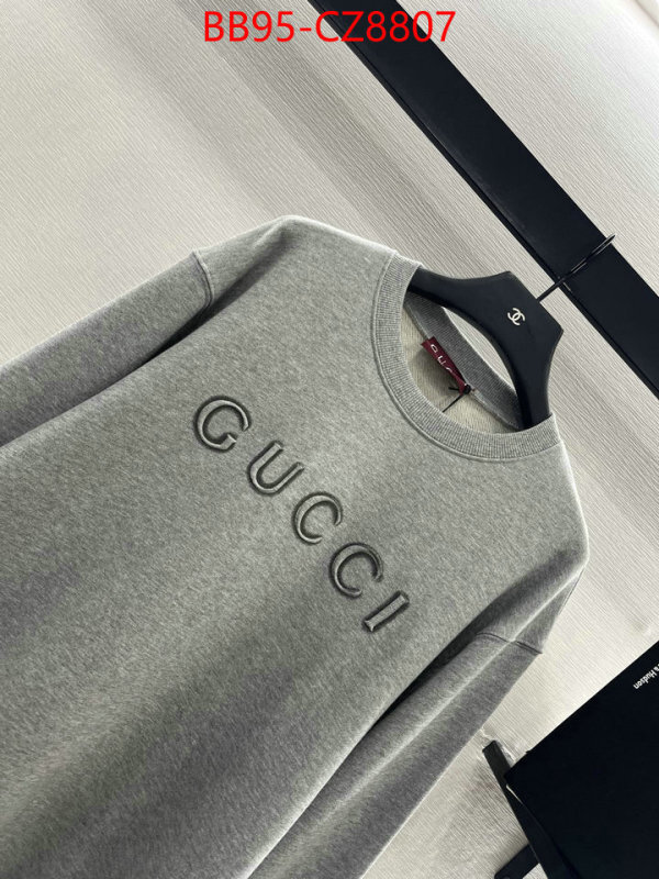 Clothing-Gucci what is a counter quality ID: CZ8807 $: 95USD