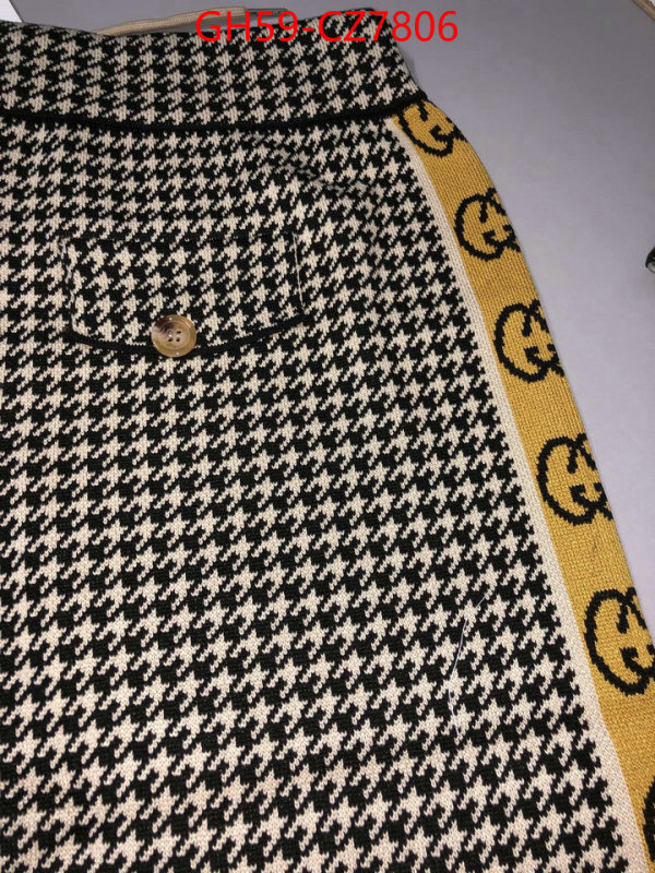 Clothing-Gucci where can you buy a replica ID: CZ7806 $: 59USD