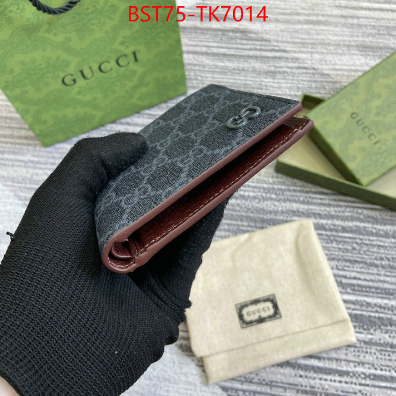 Gucci Bags(TOP)-Wallet- 2024 replica wholesale cheap sales online ID: TK7014 $: 75USD,