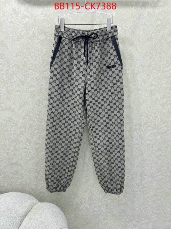 Clothing-Gucci replica wholesale ID: CK7388 $: 115USD